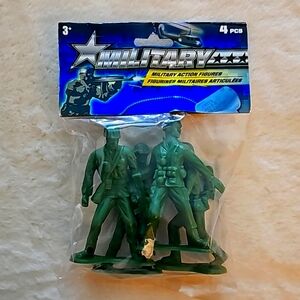 Military Action Figures - 4 Plastic Figures
